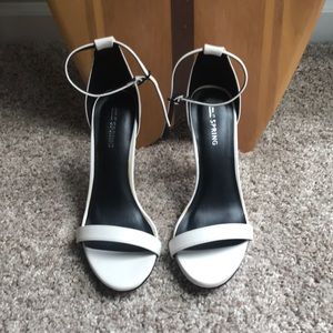 Call it Spring open toed high heels